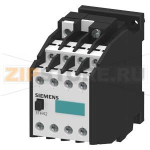 ВСПОМОГАТЕЛЬНЫЙ КОНТАКТОР, 44 E DIN EN 50011 4NO+4NC, ВИНТОВЫЕ КЛЕММЫ, ALT. CURRENT ACTUATING 220 V AC 50 ГЦ/264 V AC 60 ГЦ Siemens 3TH4244-0AM0 