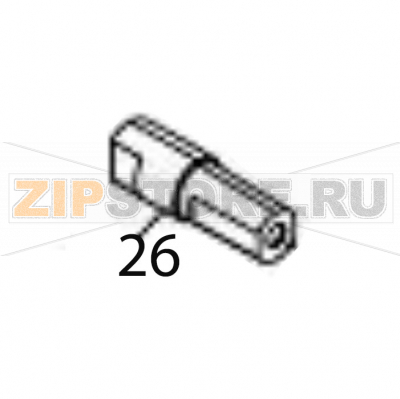 Shaft (encoder) Sato CG408TT Shaft (encoder) Sato CG408TTЗапчасть на деталировке под номером: 26Название запчасти на английском языке: Shaft (encoder) Sato CG408TT.