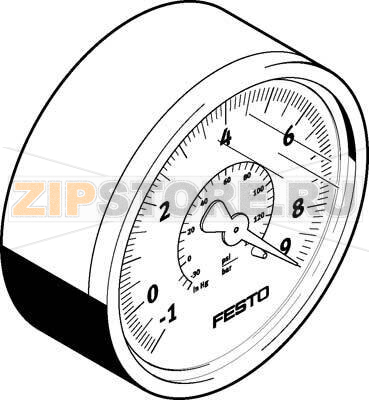 Вакуумметр Festo VAM-63-V1/9-R1/4-EN 