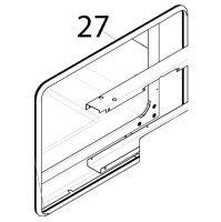 Guarnizione incassata facciata muffola Tecnoeka KF 981 UD