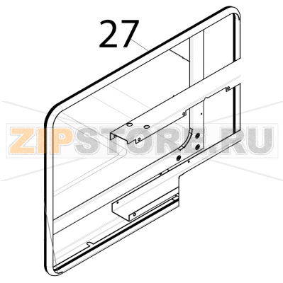 Guarnizione incassata facciata muffola Tecnoeka KF 981 UD Guarnizione incassata facciata muffola Tecnoeka KF 981 UDЗапчасть на деталировке под номером: 27