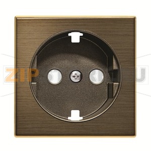 Накладка для розетки с плоской поверхностью, античная латунь ABB 2CLA858890A1201 