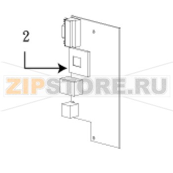 Порт GPIO TSC TTP-344M Plus Порт GPIO для принтера TSC TTP-344M PlusЗапчасть на сборочном чертеже под номером: 2Количество запчастей в комплекте: 1Название запчасти TSC на английском языке: GPIO with multi-interface board assembly
