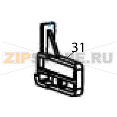 Print frame lock handle Godex RT200 Print frame lock handle Godex RT200Запчасть на деталировке под номером: 31Название запчасти Godex на английском языке: Print frame lock handle RT200.