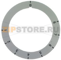 САМОКЛЕЯЩИЙСЯ ДИСК С РАЗМЕТКОЙ 0-8