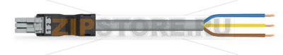pre-assembled connecting cable; Eca; Socket/open-ended; 3-pole; Cod. B; 8 m; 1,50 mm; gray Wago 891-8993/106-803 Protected against mismating and maintenance-freeLow profile with 4.4 mm pole spacingComponents can be clearly printed on and color-coded to meet custom requirements....