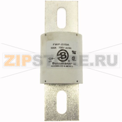 Предохранитель, 500 A, AC 700 В, DC 700 В, 200 кА, 64x180 мм, UL Eaton BUSS HIGH SPEED FUSE 