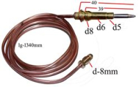 THERMOCOUPLE FOR OVEN BERTAZZONI 508026