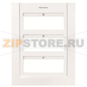 Панель лицевая для бокса поста централизации открытого/скрытого монтажа на 18 модулей, белая ABB 5215.20 