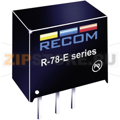 Преобразователь DC/DC, печатный монтаж, 24 В/DC, 5 В/DC, 500 mA Recom R-78E5.0-0.5 