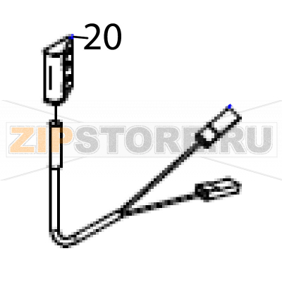 Magnetic switch&#039;s support Fagor CO-110 DD Magnetic switch's support Fagor CO-110 DDЗапчасть на деталировке под номером: 20Название запчасти Fagor на английском языке: Magnetic switch's support CO-110 DD.