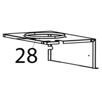 Condenser bracket Bartscher RT-78B-8