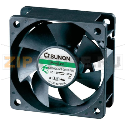 Вентилятор 12 В/DC, 39.92 м³/ч, 60x60x25 мм Sunon MB60251V1-0000-A99 