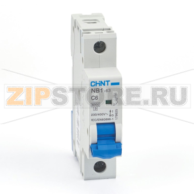 Выключатель автоматический 6 А, 6 кА, 1 полюс Chint NB1-63 