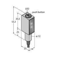 Датчик фотоэлектрический Turck QMH26VPAF200-5M