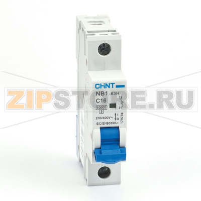 Выключатель автоматический 16 А, 10 кА, 1 полюс Chint NB1-63H 