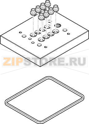 Плита пневматическая, многоканальная Festo CPV10-VI-P4-M7-C 