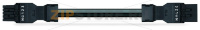 pre-assembled interconnecting cable; Eca; Socket/plug; 5-pole; Cod. A; H05VV-F 5G 1.5 mm; 2 m; 1,50 mm; black Wago 891-8995/006-201