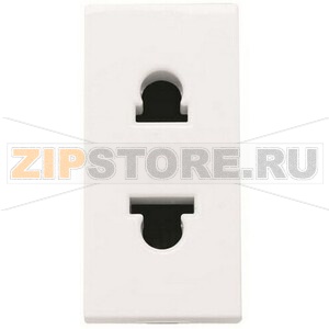 Розетка 16 А, 250 В, альпийский белый ABB 2CLA213501N1101 