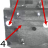 Kit, timing, belt, 104TX1/8, front left side (set of 5) Zebra P430i