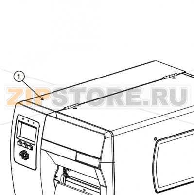 Крышка электроники в сборе Datamax I-4212 Mark II Крышка электроники в сборе Datamax I-4212 Mark IIЗапчасть на сборочном чертеже под номером: 1Название запчасти Datamax на английском языке: Cover Assembly, Electronics