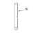 Shaft, Vertical Center KitchenAid KSM103