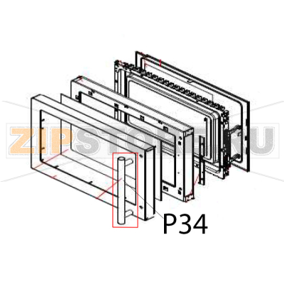 Handle Hurakan HKN-WP900G Handle Hurakan HKN-WP900GЗапчасть на деталировке под номером: P34