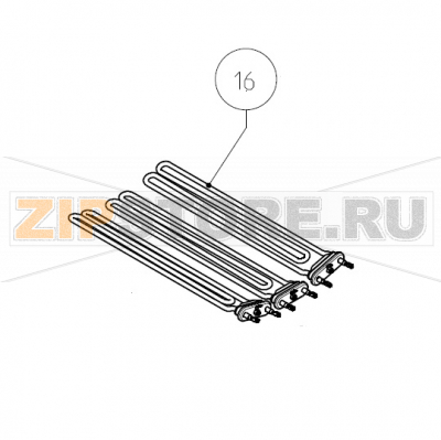 Resistenza flangiata 5000W 220V incoloy Imesa LM 23                 Resistenza flangiata 5000W 220V incoloy Imesa LM 23Запчасть на сборочном чертеже под номером: 16Название запчасти на итальянском языке: Resistenza flangiata 5000W 220V incoloy Imesa LM 23