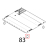 Adjustable foot Piron P920RXS