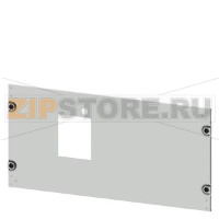 SIVACON S4 Masking frame SENTRON 3VA 3VA23 (up to 400 A) 3VA24 (up to 630 A) 4-pole Mounting position horizontal withdrawable connection Number of switches 1 Height 350 mm Width 800 mm Siemens 8PQ2035-8BA15