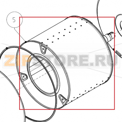 Cesto LM 23 Evolution completo Imesa LM 23                      Cesto LM 23 Evolution completo Imesa LM 23Запчасть на сборочном чертеже под номером: 5Название запчасти на итальянском языке: Cesto LM 23 Evolution completo Imesa LM 23