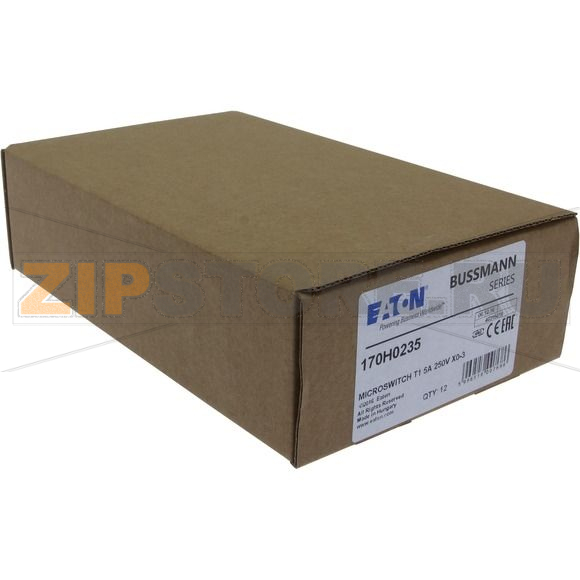 Микровыключатель, 5 A, AC 250 В, IEC размеры выступа 6,3x0,8 Eaton MICROSWITCH T1 5A 250V X0-3 