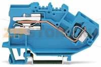 TOPJOB Classic 1-проводные распределительные клеммы с размыкателем; 3; CAGE CLAMP®; 6,00 mm; серые Wago 782-623