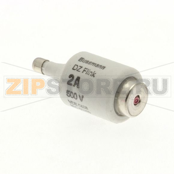 Предохранитель, 2 A, AC 500 В, 50 кА, D2, gR, IEC быстродействующий Eaton FUSE 2A DII/E27 500VAC 