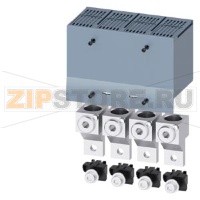 wire connector large with control wire voltage tap-off 4 units accessory for: 3VA5 250 Siemens 3VA9234-0JC13