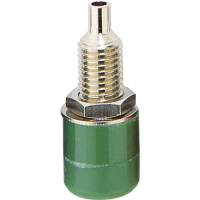 Гнездо лабораторное, Ø контакта: 4 мм, зеленое, 100 шт TRU Components TC-2519017