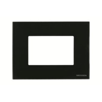 Рамка на 3 модуля, стекло чёрное ABB 2CLA247300N3101