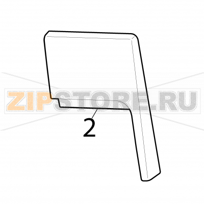 Top right panel Intermec PD42 Top right panel Intermec PD42Запчасть на деталировке под номером: 2Название запчасти на английском языке: Top right panel Intermec PD42.