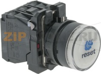 КНОПКА НАЖИМНАЯ С ПОДСВЕТКОЙ, БЕЛАЯ, В СБОРЕ RATIONAL 3016.1350