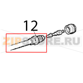 Ventilgehäuse Scotsman EC 126 AS Ventilgehäuse Scotsman EC 126 ASЗапчасть на деталировке под номером: 12