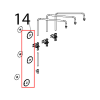 Disco tenuta albero motore inox Unox XBC 804