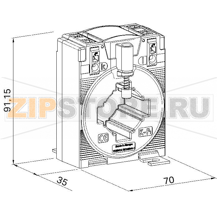 Plug-in current transformer; Primary rated current: 250 A; Secondary rated current: 1 A; Rated power: 5 VA; Accuracy class: 1 Wago 855-401/250-501 Краткое описание:Трансформаторы тока серии 855 представляют собой индуктивные однопроводные трансформаторы тока. В связи с базовым принципом измерения трансформаторы тока данного типа используются только в сетях переменного тока.Особенности:? Технология безвинтового соединения CAGE CLAMP®Доступно несколько вариантов монтажаВибро- и удароустойчивыеВысокая механическая сила зажимаСпособность проводить большие токиПродолжительная перегрузка в 120 % от номинального тока в первичной обмоткеНизковольтный трансформатор тока для макс. рабочих напряжений до 1,2 кВМожет использоваться в сетях электроснабжения 690 ВUL (одобренные компоненты)...