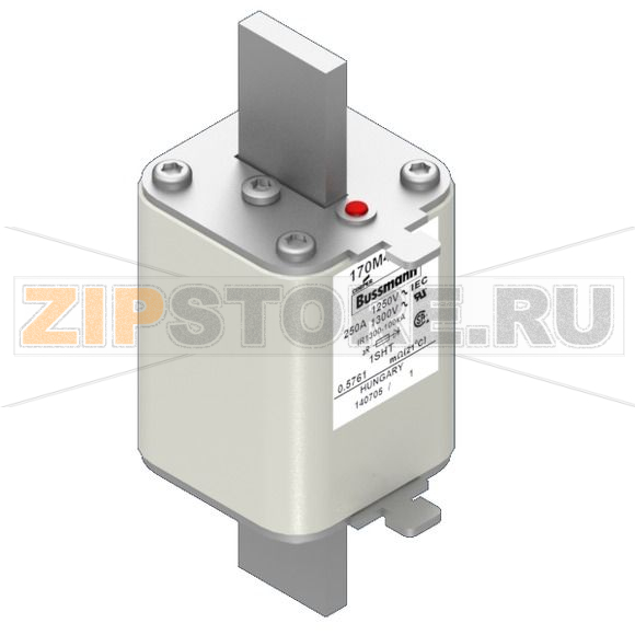 Предохранитель, 250 A, AC 1250 В, 100 кА, size 1, 53x63x135 мм, aR, IEC Eaton FUSE 250A 1250V 1 