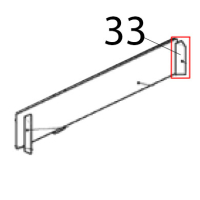 Right plastic insert Scotsman AF 124