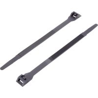 Стяжка кабельная 180 мм, черная, 1 шт TRU Components TC-DK-180SBK203