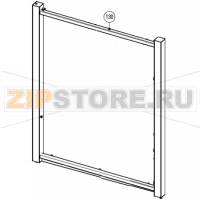 06GN1/1 ovens door frame Techoinox EFM06DS