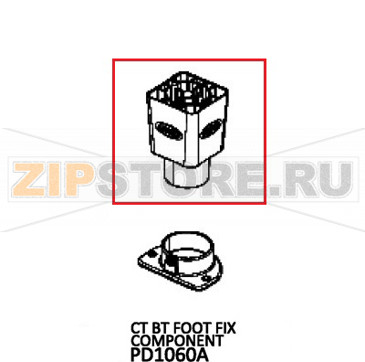 Ct Bt foot fix component Unox XBC 605E Ct Bt foot fix component Unox XBC 605EЗапчасть на деталировке под номером: 86Название запчасти на английском языке: Ct Bt foot fix component Unox XBC 605E