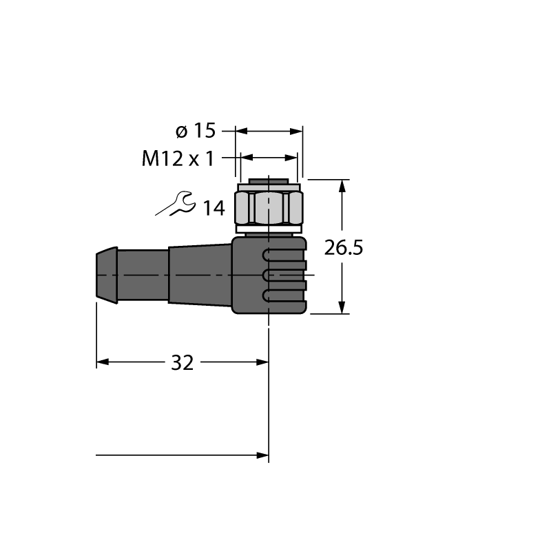 Кабель PP-EPDM Turck WKCV4.5T-50-WKCV4.5T/TFW 