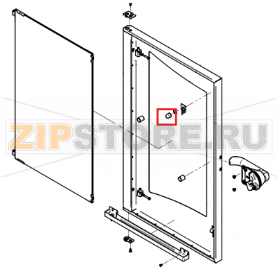 Silicon door clip P3 CONVOTHERM OES 10.10 Silicon door clip P3 CONVOTHERM OES 10.10Запчасть на сборочном чертеже под номером: B005Название запчасти на английском&nbsp;языке:&nbsp;Silicon door clip P3 CONVOTHERM OES 10.10