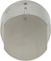 KNOB SILVER ø 41 mm 80-300°C